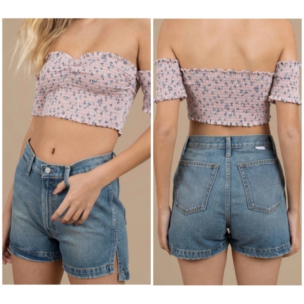 Boyish Tony high rise denim shorts 27